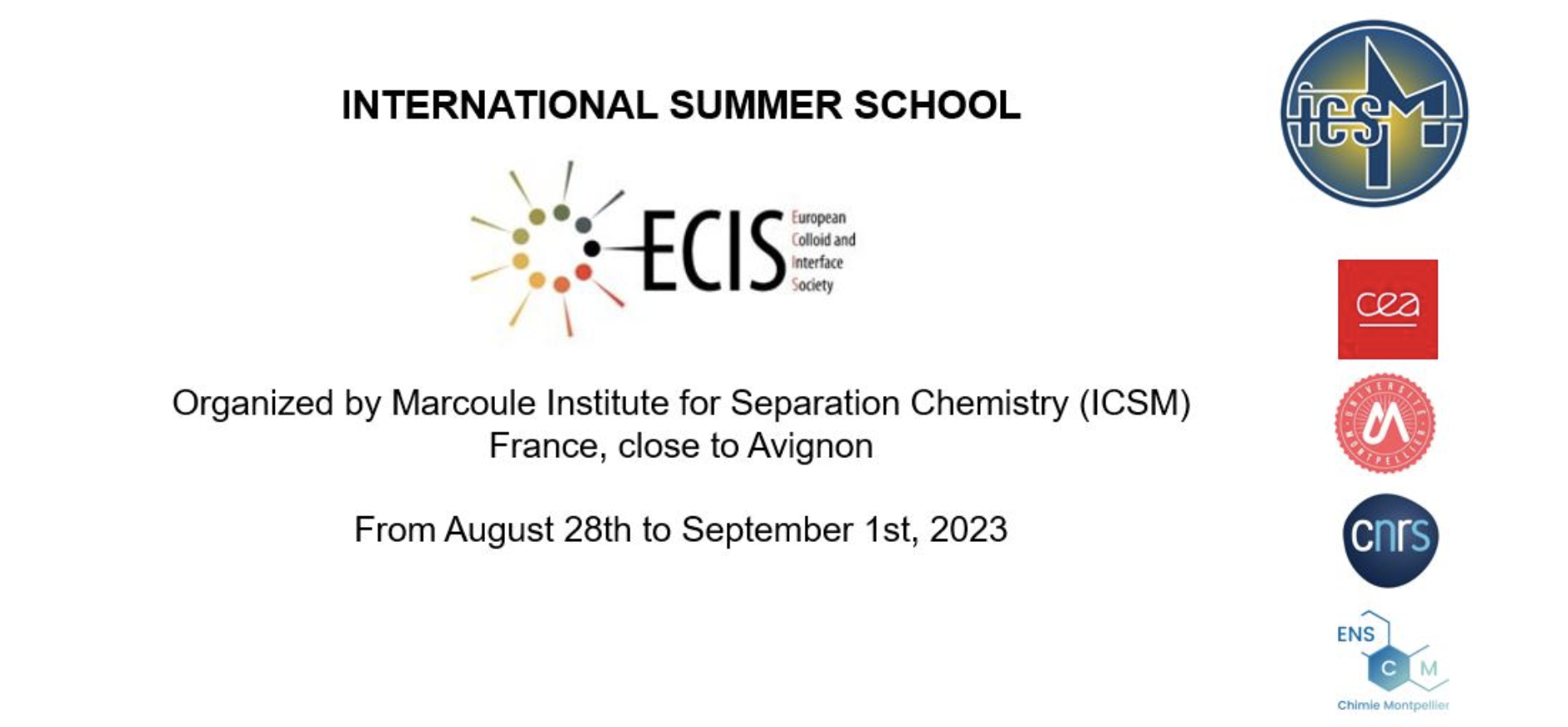 ECIS European Colloid and Interface Society